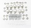 10 Sets Universal 1/4 Turn Quick Release Fasteners Turn Race Fairing Quick Release Romoval Fasteners Silver