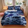 Personalized Football Helmet Soft Bedding 3 Piece Set HD Print Duvet Cover Pillowcases for Teens Adult Bedroom Decoration Christmas Gift C10396