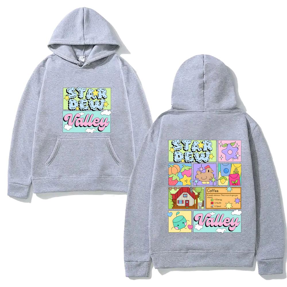 Stardew Valley GAME HOODIE New Style Casual High Quality Harajuku Sweatshirt with Hooded Fleece for Autumn/Winter Comfortable Hoody