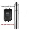 Small Household Stainless Steel Deep Well Submersible Pump Solar Brushless Screw DC Pump Irrigation Efficient Water Pump