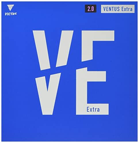 VICTAS Ventus Extra Table Tennis Rubber, Inverted Soft, High Energy Tension, Black, 1.8mm, 200030