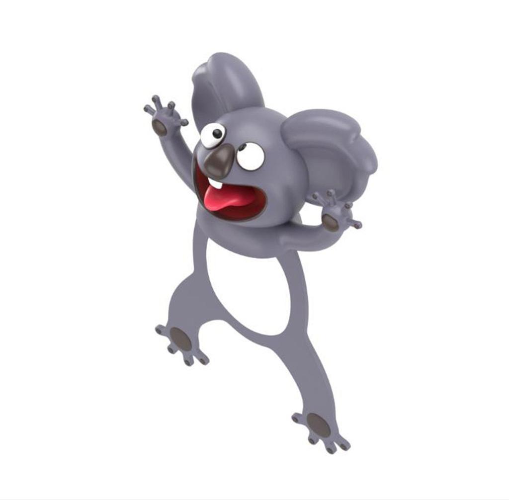 3D Stereo Cartoon Marker Animal Bookmarks Original Cute Cat PVC Material Funny Student School Stationery Children Gift Bookmark