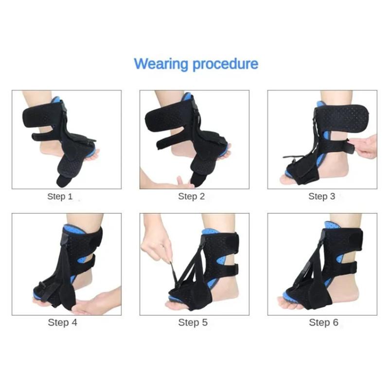 Adjustable Night Splint For Plantar Fasciitis Pain Relief Soft Foot Drop Brace Sleeping Achilles Tendon Stretcher Boot Nighttime