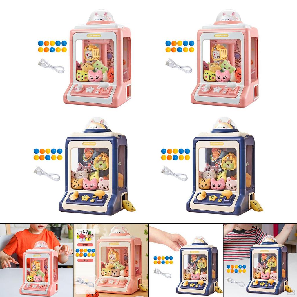 Children's Electronic Claw Machine, Vending Toy, Two Power Supply Modes, Exciting Indoor Candy Prize