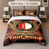 Custom Beddengoed Set Feyenoord Patroon, Print Naam Tekst 1 Dekbedovertrek plus 2 Kussenslopen Huis Textiel