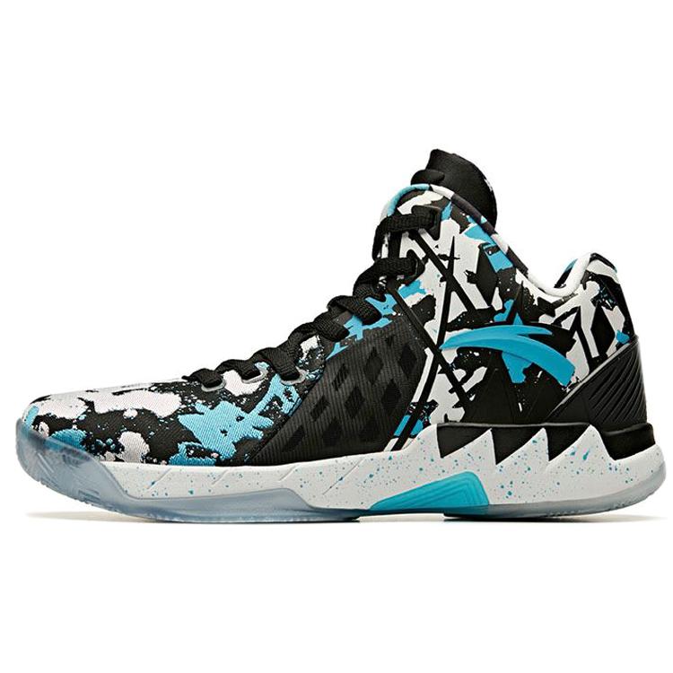 

New Anta Thompson Series Cushioning, Abrasion Resistant Coverage, Rebound Low top Basketball Shoes Men s Black 11941101S-2 45