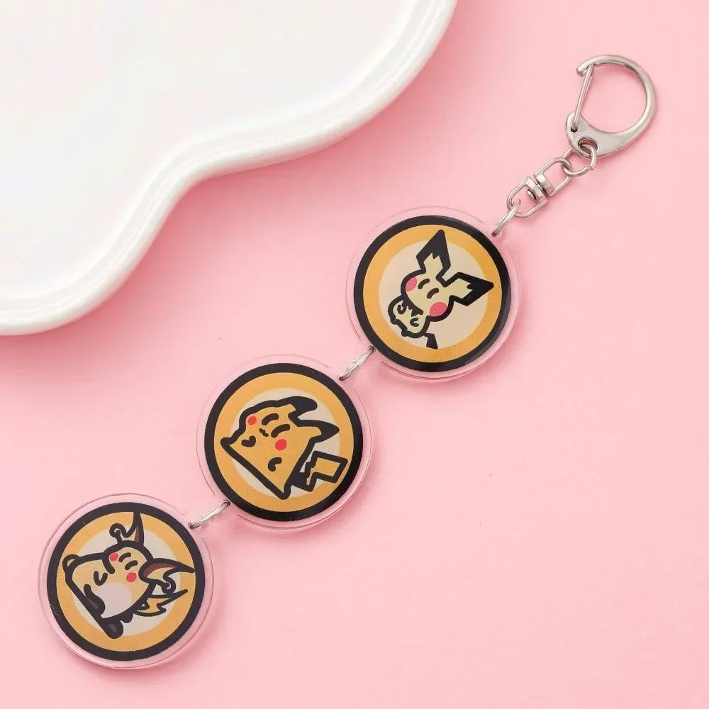

Pokémon Charizard Blastoise Anime Acrylic Key chains Cartoon Funny Bag Pendant Cute Creative Charm Car Keyring Friends Fans Gift 1pcs