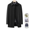 IMAGINEX Men's Wool Blend Executive Coat with Goose Down Lining