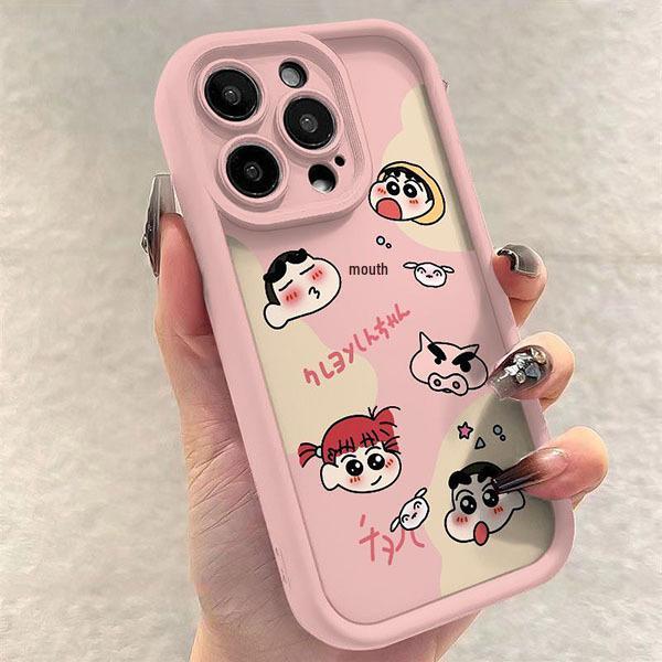 Shin-chan Crayon Graffiti Case for Apple 14/13 Pro-17 Pro Max