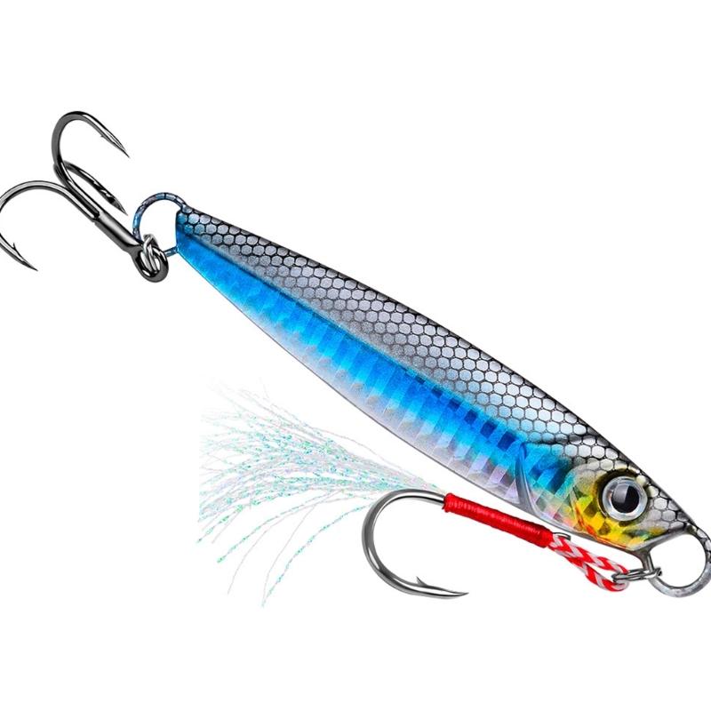 13g/30g/60g Jig Lure Saltwater Fishing Lures Fast Sinking Jigging Baits Fishing Lures Swimbait for Walleye