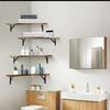 Versatile Corner Floating Shelf Versatile Corner Floating Shelf Wood Rack for Bathroom Kitchen Bedroom Storage