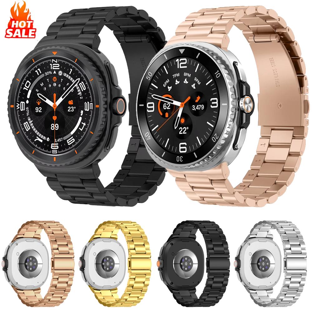 Metal Strap For Samsung Galaxy Watch Ultra 2026 47mm No Gaps Wristband for Samsung Galaxy Watch 8 44mm 40mm/8 Classic 46mm Band