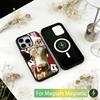 Funny Cute Cows Phone Case For iPhone17,16,15,14,13,12,11 Plus,Pro Magnetic with Magsafe Wireless Charging