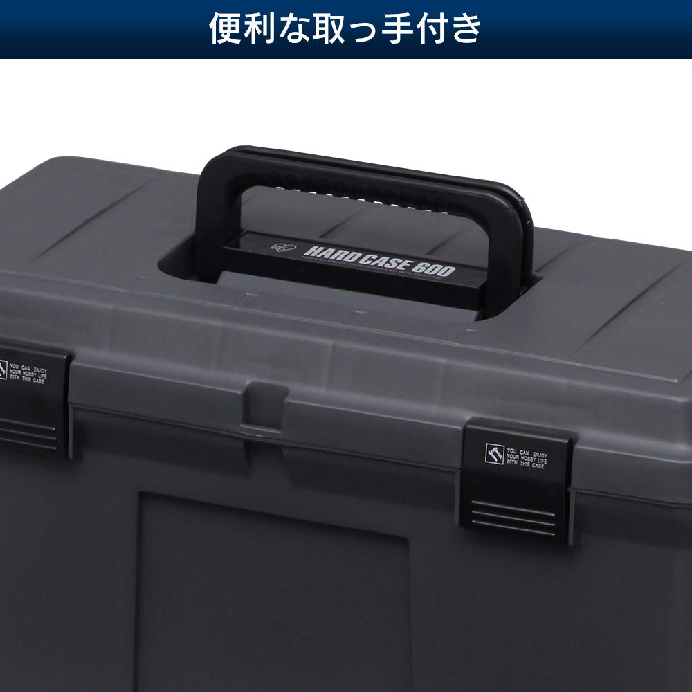 Cutie de scule Iris Ohyama, geantă rigidă, 600 gri, adâncime 28 x înălțime [lățime aprox.]. 53,6 aprox.. 27,8 cm]