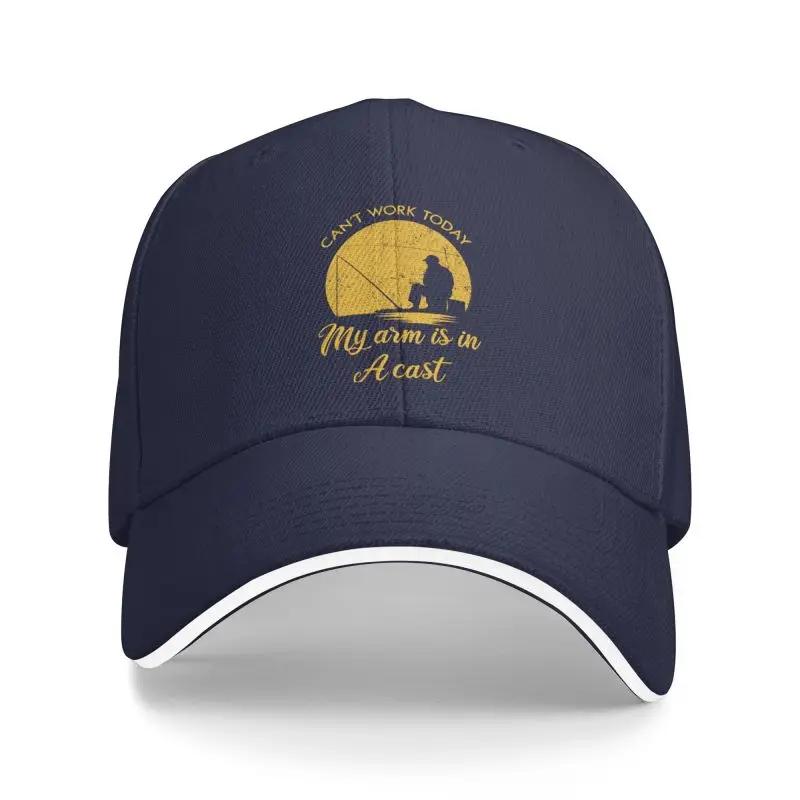 Punk I Can't Work Today My Arm Is In A Cast Baseball Cap Men Women Adjustable Funny Fishing Is My Life Dad Hat Outdoor