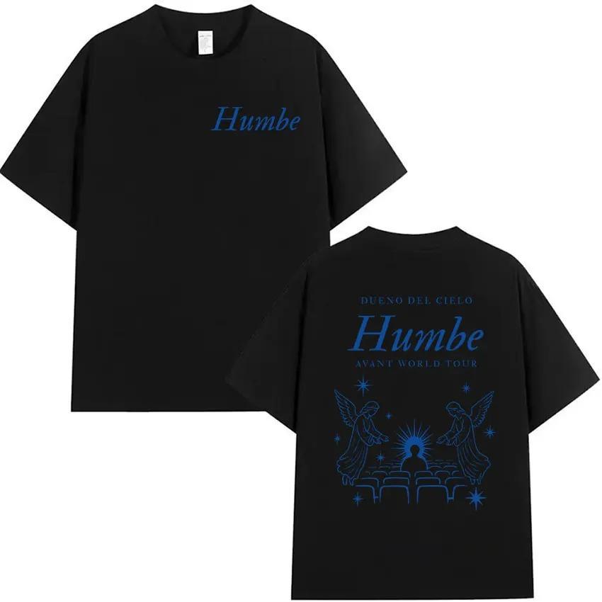 Humbe Dueno Del Cielo 2026 Tour Graphic TShirt Unisex Fashion Short Sleeve TShirt 100 Cotton Streetwear Tshirts