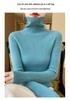 Women's Seamless Slimming Turtleneck Knitwear - Autumn & Winter Velvet Base Layer Sweater.