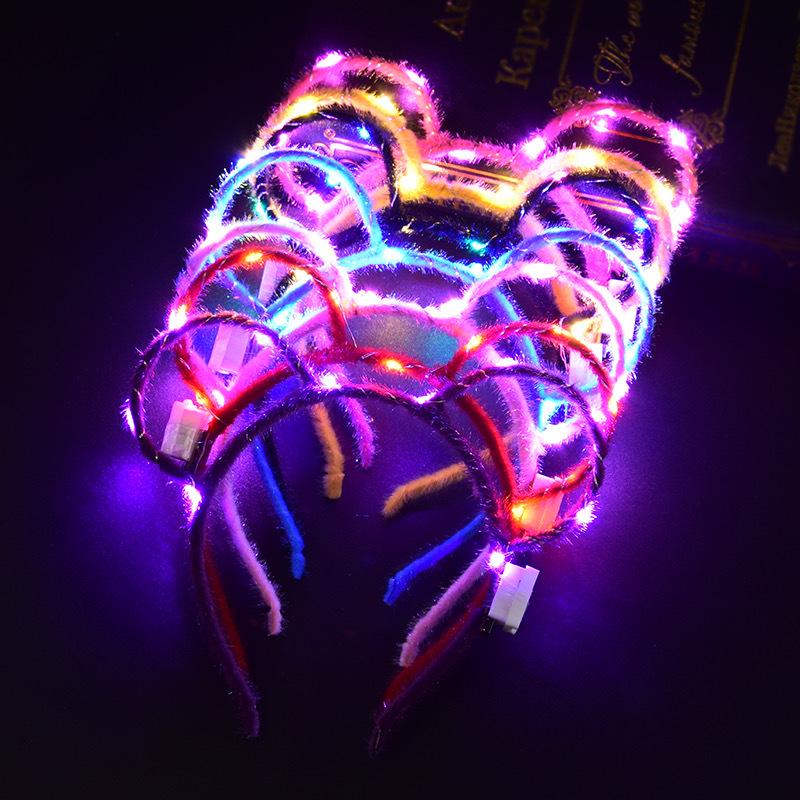 Luminous Feather Rabbit Ears Headband - Graduation Gift