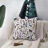 Watercolor Greyhound Pillow Cover Whippet Dog Print Dog Lover Cushion Case For Sofa Bed Couch Pet Home Decor Gifts