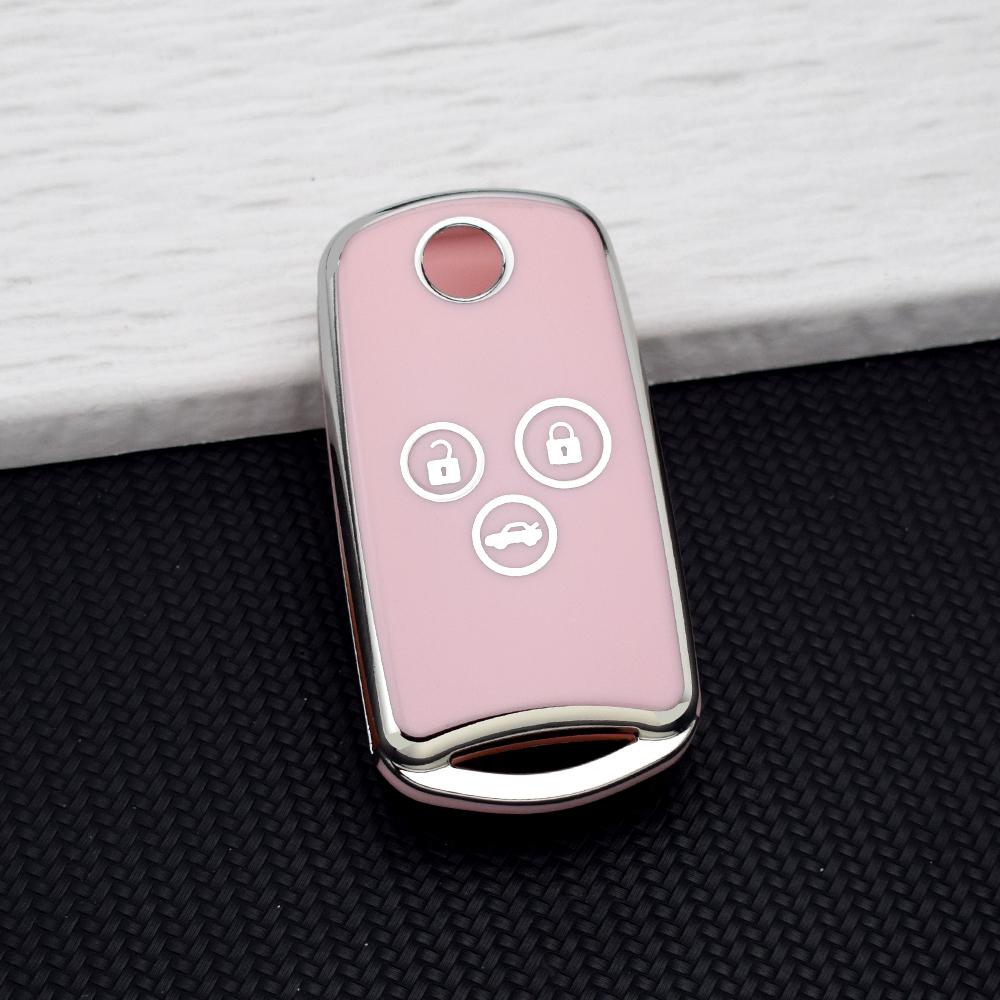 TPU Car Flip Key Case Cover For Acura TL TSX ZDX RSX CRZ Honda Civic Fit Accord CRV HRV Jazz Odyssey Car Key Chain Accessories