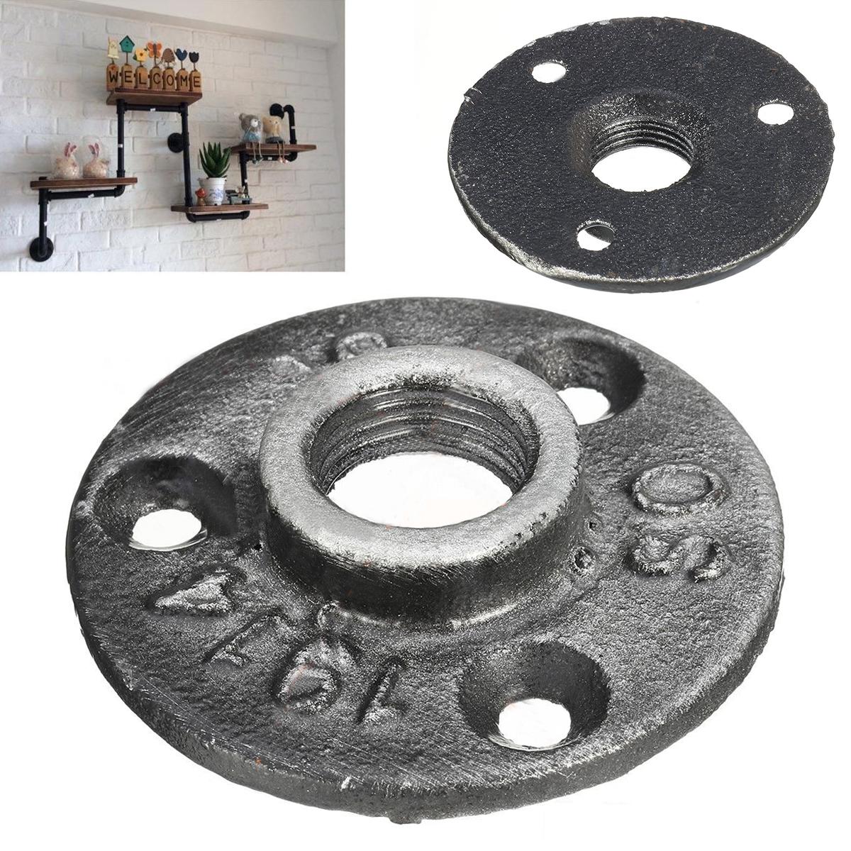 

1 шт. новый 1/2 DN15 ковкий железный напольный настенный фланцевый фитинг для настенного крепления для труб