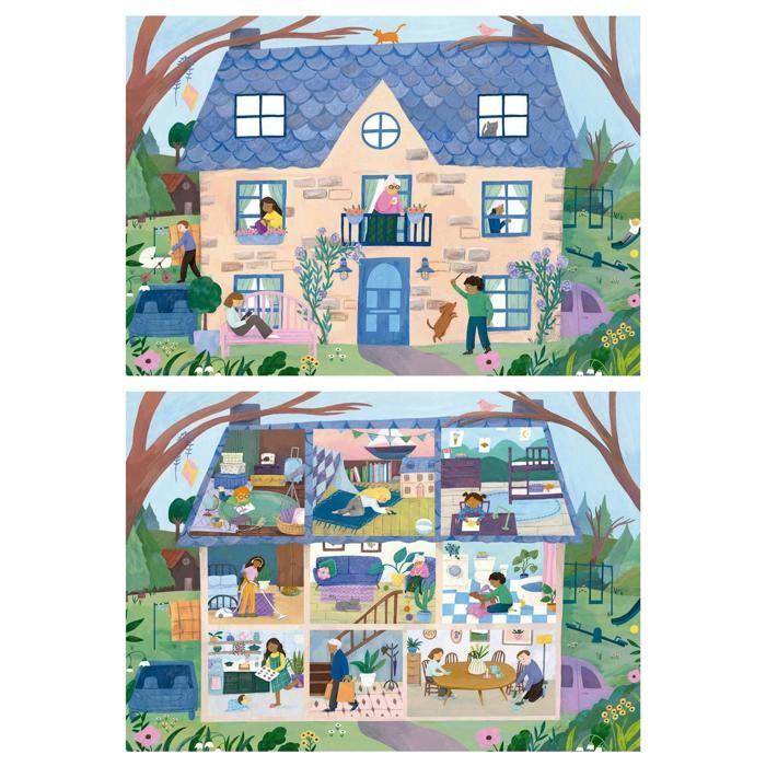 Puzzle 2 X 100 Pieces : House Interior