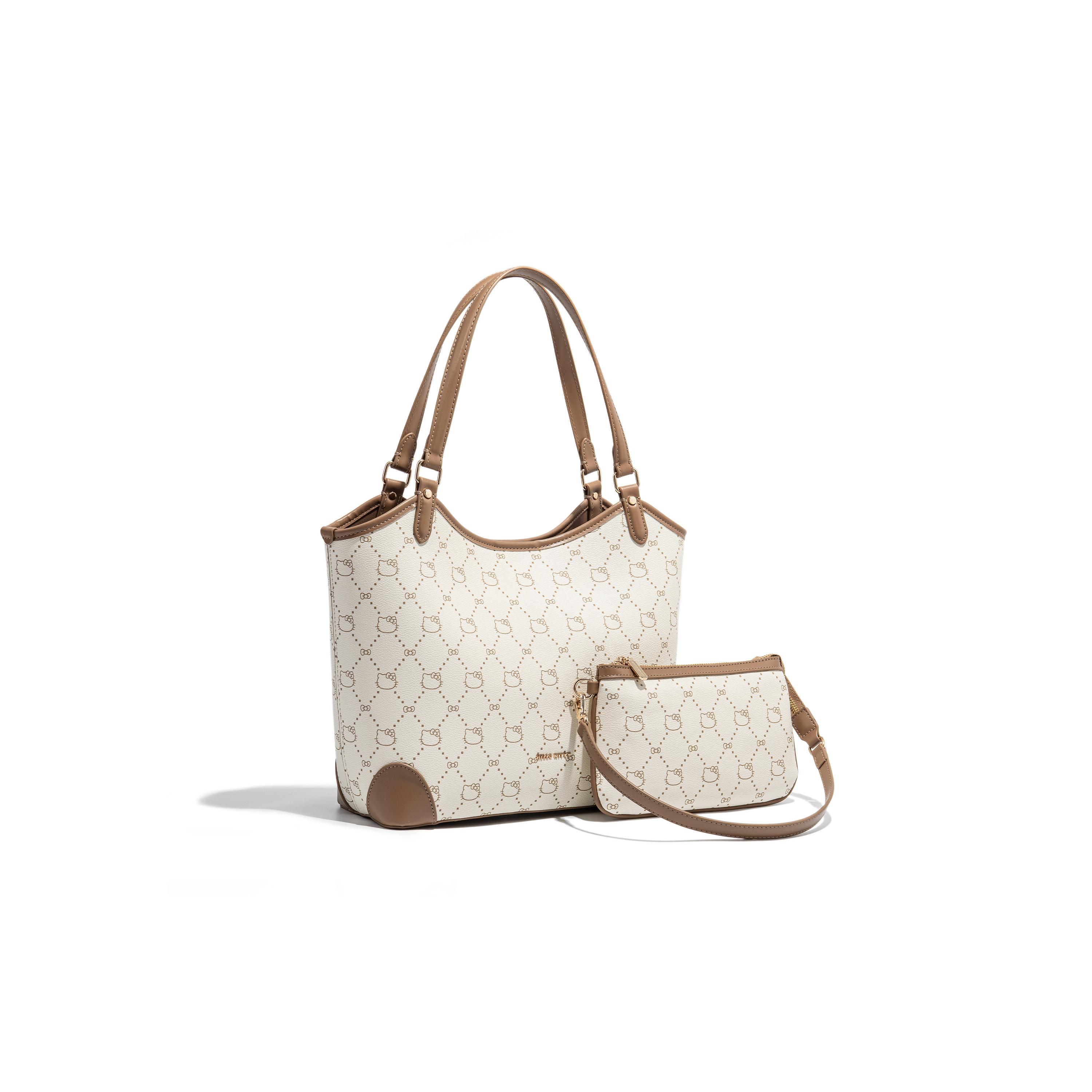 

Новая женская многоцветная ПУ сумка через плечо Sanrio Hello Kitty SHHF41445 42.9*12.4*25.9CM