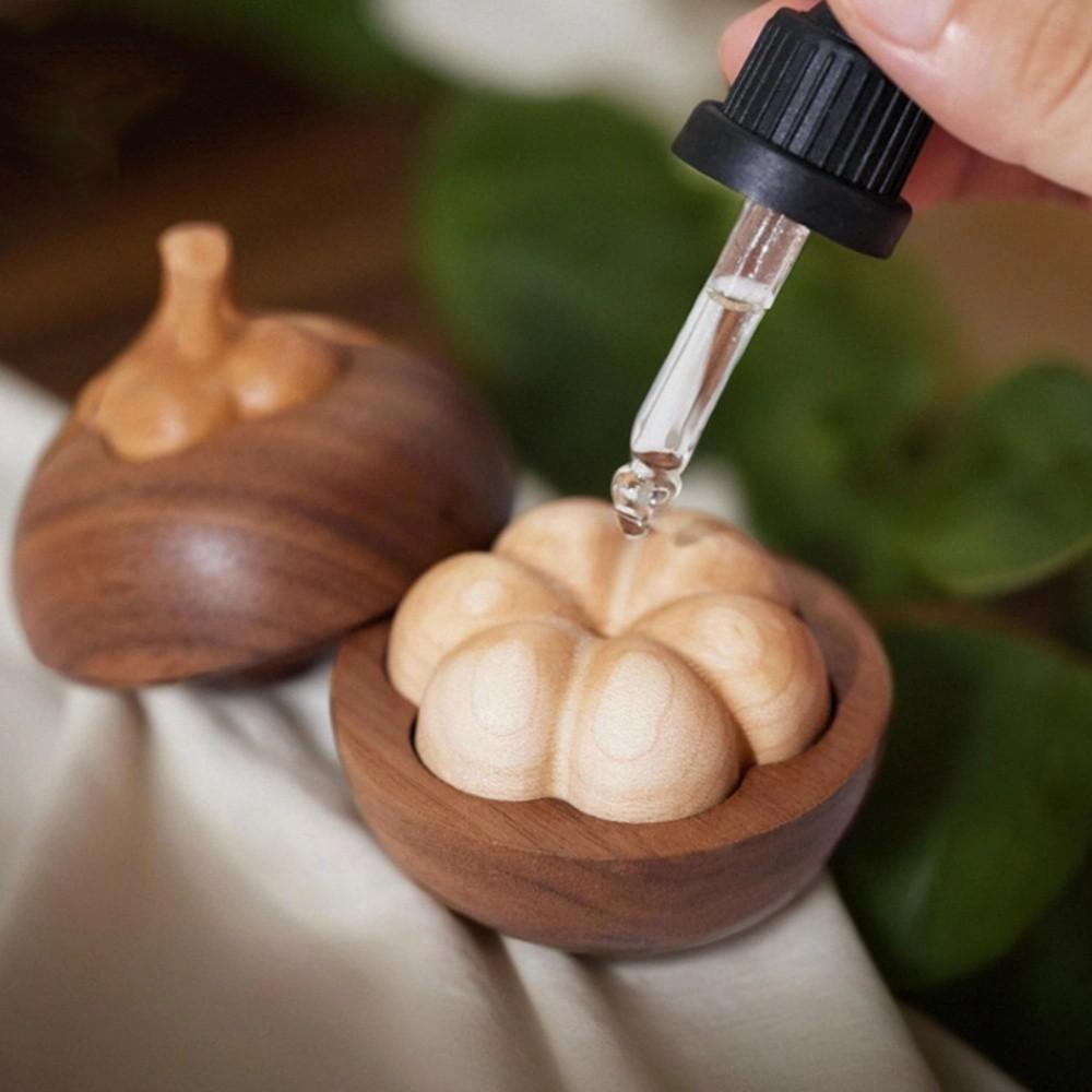 Mountain Bamboo Shape Wooden Essential Oil Diffuser Solid Wood Fragrance Ornament  Office