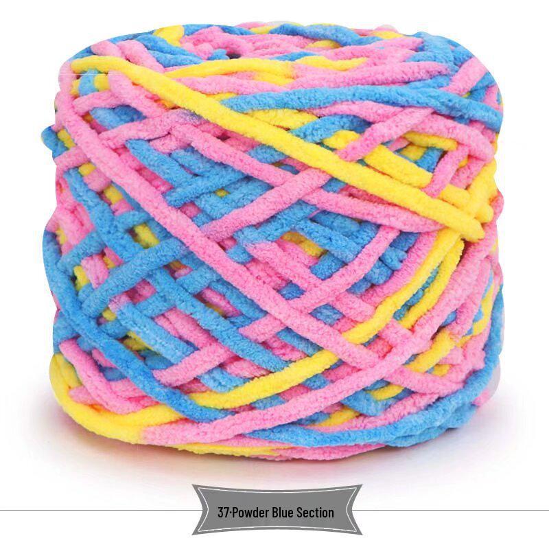 3.3 Große Eiswollknäuel für handgestrickte Häkelschuhe & zum Weben von Schals - Dicke Wolle für Damen & Herren