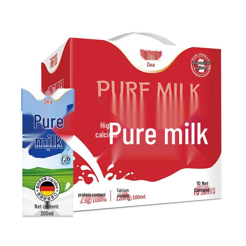 Devondale High Calcium Pure Milk 200ml x 10-Pack