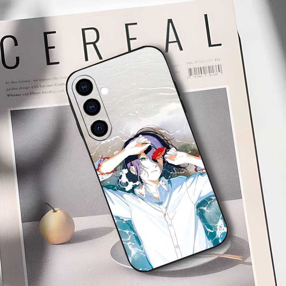 R-Reze C-Chainsaw Man Phone Case Silicone Soft For Samsung Galaxy A73,A72,A71,A70,A53,A52,A51