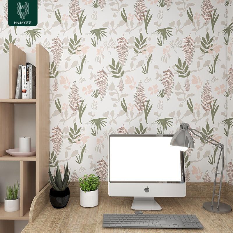 Thick Waterproof Wall Panels Floral PVC Wallpaper, Self-Adhesive Peel and Stick for Bedroom Feature Wall