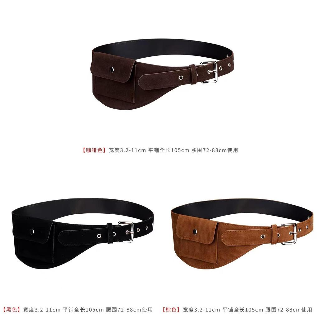 Pu Leather Wide Waist Belt For Women With Starry Compass Design For Outdoor Fashion In Spring