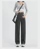 Women's High Waist Plush Wide-Leg Jeans: Thick, Loose, and Versatile for Spring, Autumn, and Winter.