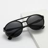 Punk Style Polarized Sunglasses Double Beam Round Hollow Retro Sunglasses Amazon Hot-Selling Glasses