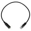 3.5mm Phone Headset To RJ9 Adapter Cable Great for Home Businesses, Offices