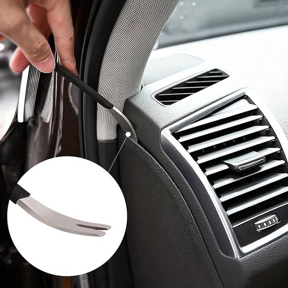 1Pc Stainless Steel Car Trim Removal Tool, Auto Door Panel Dashboard Radio Audio Navigation Installer Pry Tool