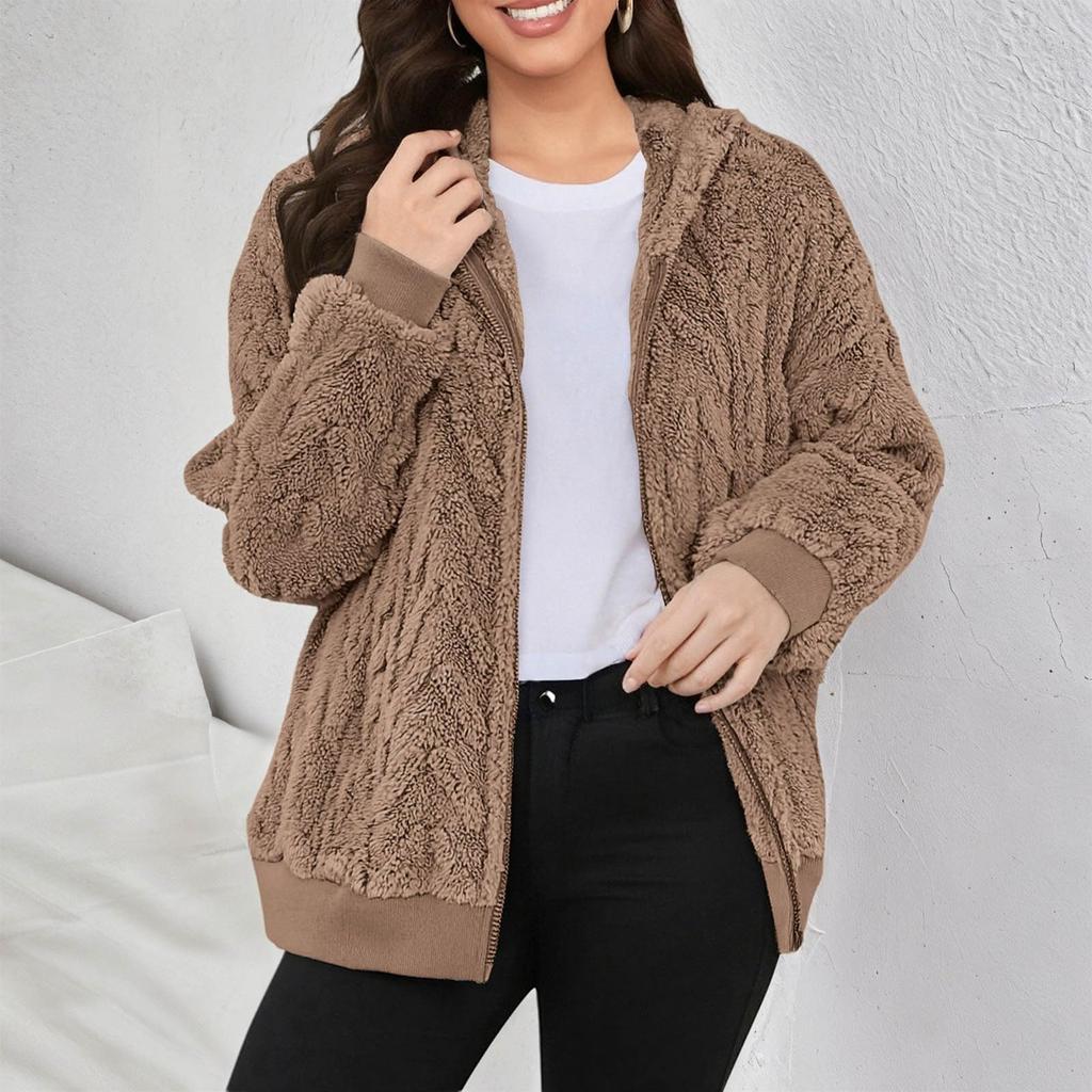 Plaid Fleece Vest For Women Hooded Fall Winter Fuzzy Thermal Warm Sleeveless Jacket Trendy Outwear
