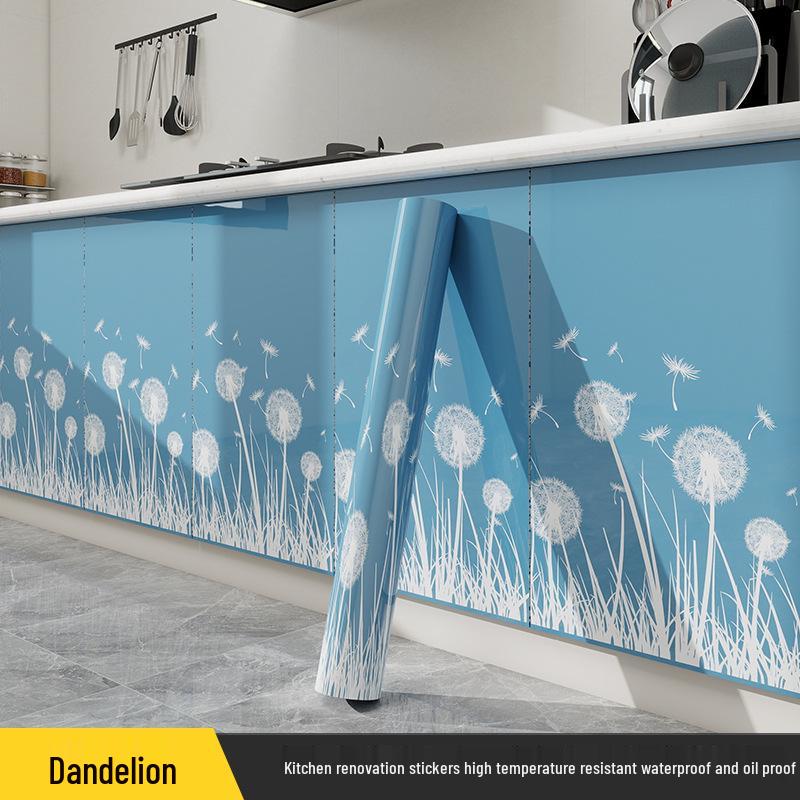 Autocollants muraux de cuisine résistants à l'huile et à l'eau: Papier peint pour cuisinière anti-moisissure, résistant aux hautes températures pour carrelage