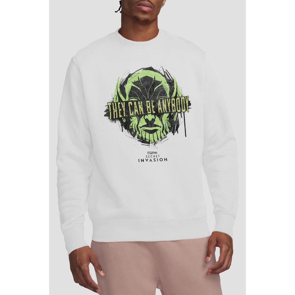 Marvel Unisex Adult Secret Invasion Anybody Sweatshirt