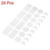 24pcs White Reflective Safety Warning Strip Tape for Car Bumper Sticker