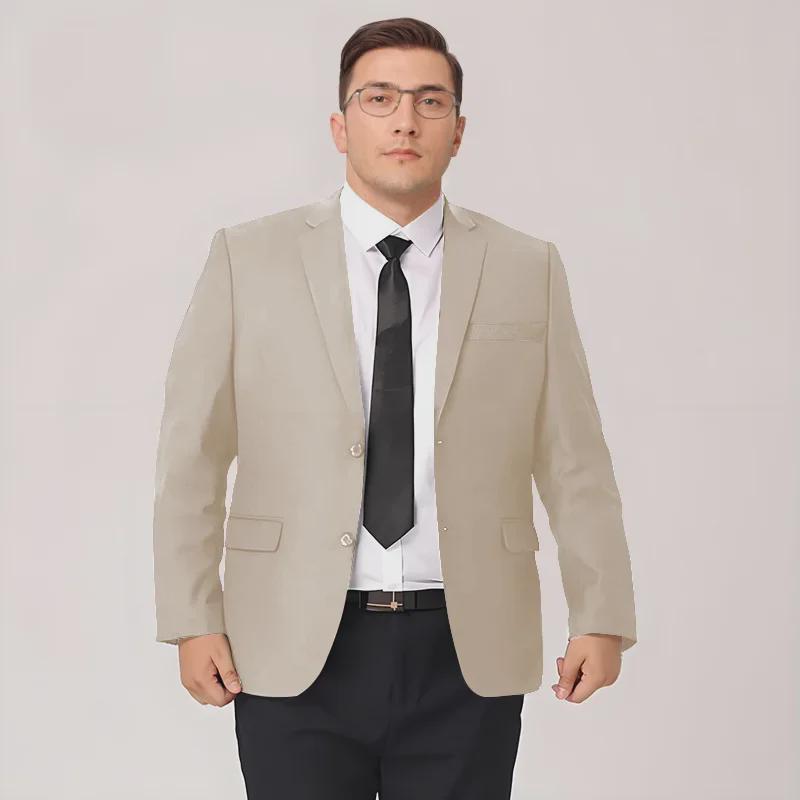 Men's Plus Size Black Suit: Business, Formal, Casual, or Wedding Wear