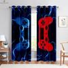 Cool Game Controller 3d Printed Curtains Suitable For Gaming Room Bedroom Study Room Decorative Curtains Home Decoration 2 PCS