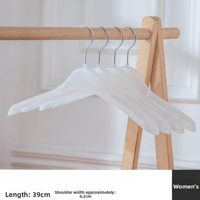 

Нескользящая и не оставляющая следов Вешалка для одежды с широкими плечиками для костюмов Women's 1PC белый