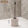 Nordic Ceramic Long Handle Toilet Brush – Elegant Design for Complete Cleaning