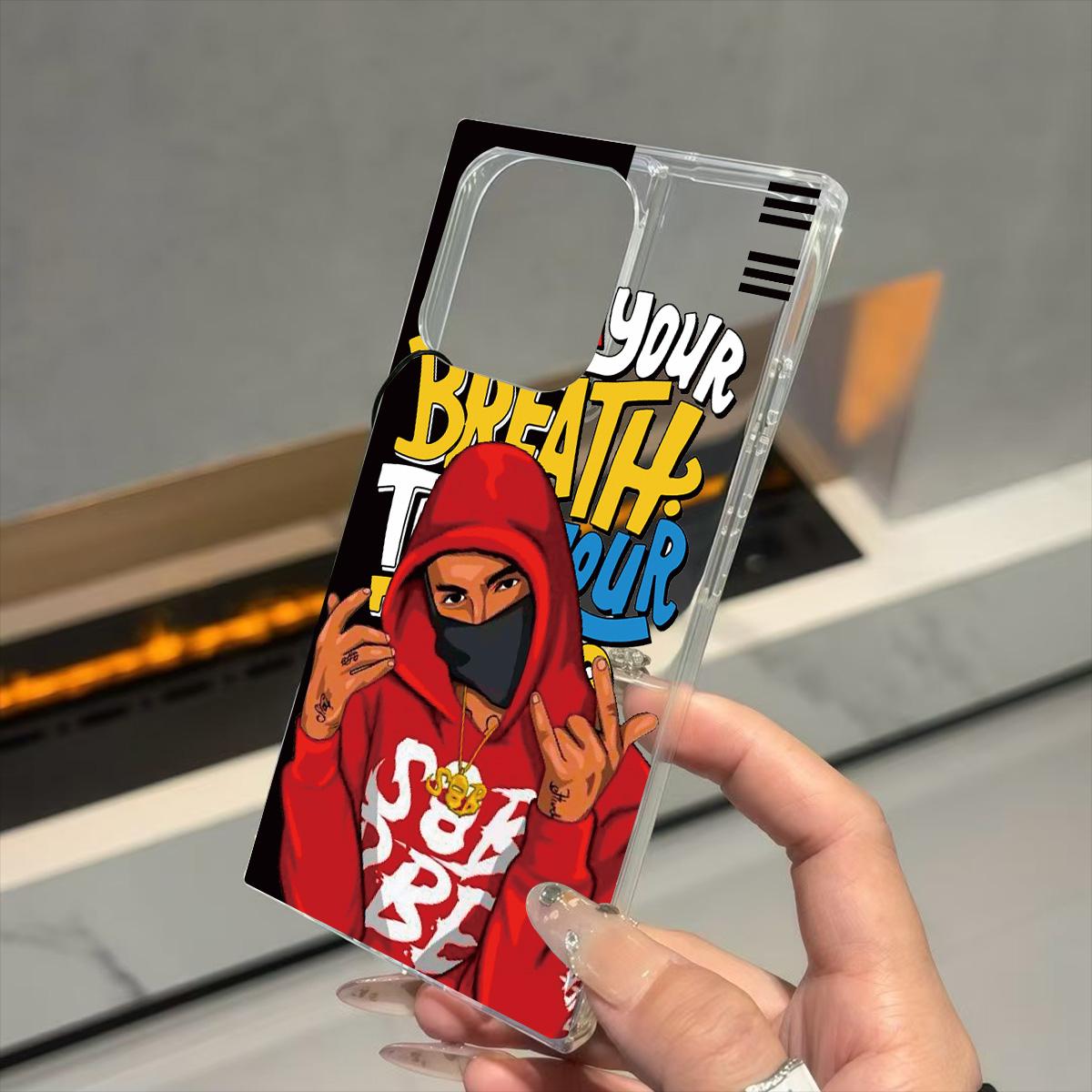 

Квадратная защита задней панели Прозрачный чехол для iPhone 12 13 16 ProMax 14 Pro Max 11 15 Plus Защита от окисления, Красная гвардия Платье Модный мужской узор Чехол iphone 11 ProMax