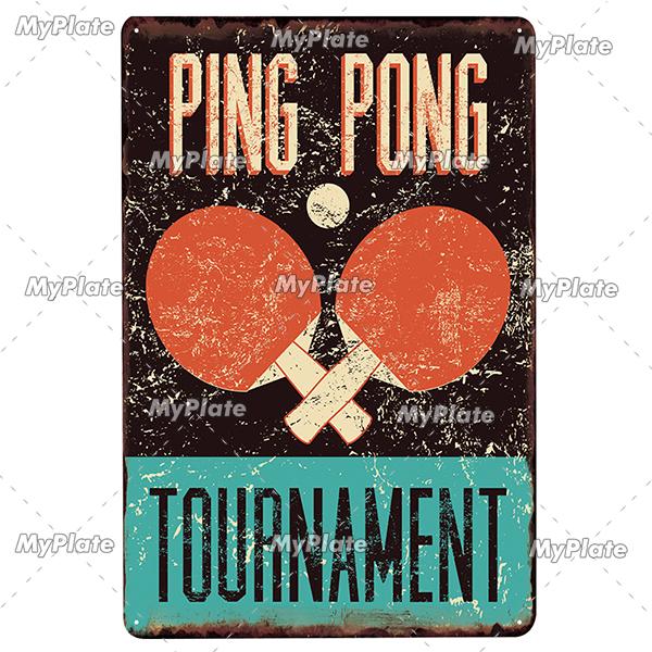 Soccer Metal Sign Vintage Plaque Tin Sign Wall Decor For Home Bar Pub Club Plate Crafts Art Poster Gift Sport Tennis Poster