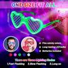 5/10/15/20/30 Stück LED Neon Partybrillen Leuchtende Sonnenbrillen Leuchten im Dunkeln Brillen für Kinder Erwachsene Partyzubehör
