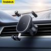 Baseus Car Phone Holder Metal Silicone Gravity Auto Air Vent Smartphone Stand For iPhone13 Xiaomi Samsung Car Mobile