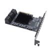 PCIe 4X to 9 Port Serial ATA3.0 Expansion Card 6Gbps PCIe GEN3 Expansion Card Hard Drive Adapter for   10 11 2003 for  